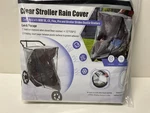 Double Rain Cover Fits Bob Gear Duallie Strollers -weatherproof Nib. Fixed Price $24.99.
