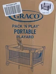 Graco Pack 'n Portable Playard Black/white No. - 24833 New In Box. Fixed Price $99.99.