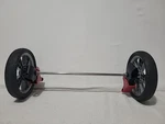 Baby Trend Sit Stand Double Stroller Rear Side Wheel Tire With Axle Bar. Fixed Price $32.00.