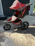 Bob Revolution Flex Strap Seat Belt With Red Buckle For Single Strollers. Fixed Price $275.00.
