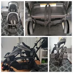 Modes Duo Double Stroller By Graco 27 Riding Options For Kids, Black. Fixed Price $175.00.