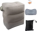 Inflatable Travel Foot Rest Pillow Kids Airplane Bed Adjustable Height Leg. Fixed Price $17.99.