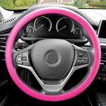 For Dodge Stratus 06 Snake Pattern Silicone Baby Pink Steering Wheel Cover. Fixed Price $12.59.