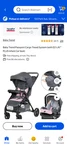 Baby Trend Passport Seasons Travel Stroller With Ez-lift Infant Car Seat, Black. Fixed Price $219.99.