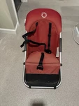 Bugaboo Seat Frame With Red Fabric And Straps Gecko Model But Fits Frog Too. Fixed Price $49.50.