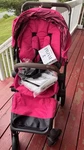 Cybex E-priam Stroller Rose Gold Frame Fancy Pink, Open Box, No Battery. Fixed Price $662.00.