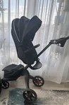 Stokke Xplory Black Modern Stroller Seat. Fixed Price $450.00.
