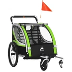 2-IN-1 Child Bike Traile Baby Stroller With Brake Storage Bag Flag Reflectors. Fixed Price $189.99.
