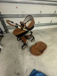 Hot Mom F22 Baby Stroller Adjustable Seat Reversible Carriage - Brown. Fixed Price $200.00.