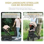 Newborn Infant Toddler Baby Stroller 2 1 High Landscape Convertible Carriage. Fixed Price $347.99.