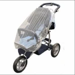 New White Mosquito Mesh Cover For Baby Child Bassinet Stroller Thule Jogger. Fixed Price $14.99.