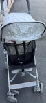 Maclaren Umbrella Single Stroller Gray/black Folding Canopy 5-POINT Harness. Fixed Price $89.00.