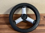 Rare Original Uppababy Vista Stroller Rear Replacement Wheel 2010 -2013 Pre 2014. Fixed Price $22.50.
