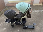Mockingbird Single-to-double Stroller 2.0 Plus Multiple Add Ons. Fixed Price $400.00.