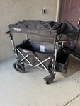 Keenz The Original 7S 2 Passenger Stroller Wagon Black With Canopy. Fixed Price $350.00.