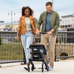 Evenflo Shyft Dualride Travel System Stroller & Car Seat, Black, Single, 3-WHEEL. Fixed Price $400.00.
