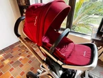Nuna Ivvi Savi Pushchair Stroller Red, Market Basket, Pre-owned. Fixed Price $180.00.