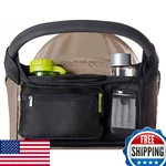 Ethan & Emma Universal Stroller Organizer W/ Insulated Cup Holders Storage. Fixed Price $49.74.
