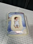 Baby Lounger Newborn Nest 100% Cotton, Portable Infant Floor Seat, Reversible. Fixed Price $15.99.