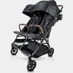Strolee V2 Double Lightweight Stroller Black Adjustable Handles Compact Fold New. Fixed Price $449.00.