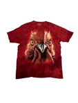 Y2K Vintage The Mountain Rooster Shirt Mens 2XL Tie Dye Red. Fixed Price $29.99.