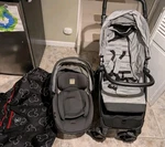 Peg Perego Booklet 50 Travel System With Mickey Mouse Case. Fixed Price $499.00.