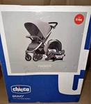 Chicco Bravo 3-IN-1 Trio Travel System, Quick-fold Stroller With Keyfit. Fixed Price $400.00.