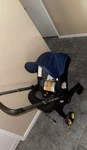 Doona Infant Car Seat Stroller With Canopy - Navy Blue & Black. Fixed Price $350.00.