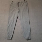 Eddie Bauer Jogger Pants Womens Medium Gray Stretch Hiking Travel Drawstring. Fixed Price $15.99.