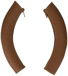 Uppababy Vista Leather Handlebar Cover - Full Grain Saddle, Reach Certified. Fixed Price $99.99.