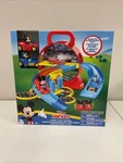 Disney Junior Mickey Stow Go Garage Figure And Vehicle 3+ New G47. Fixed Price $15.99.