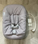 Stokke Tripp Trapp Newborn Set Infant Seat Gray/white 101BB1412330. Fixed Price $95.00.