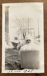 1925 Baby Toddler Infant Child Stroller Carriage Winter Snow Photo P10X7. Fixed Price $9.99.