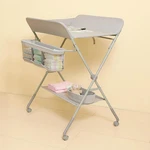Portable Baby Changing With Wheels & Height Adjustment - Light Grey. Fixed Price $99.99.