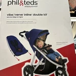 Phil Teds Adapt And Survive Vibe Inline Kit Black Stroller Attachment New. Fixed Price $16.98.