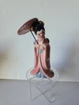 1960 Josef Originals Little International China Doll With Umbrella. Repaired. Fixed Price $39.98.