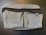 Bugaboo Stroller Organizer Gray Melange Zip Diaper Bag Euc. Fixed Price $30.00.