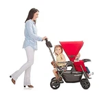 Joovy Caboose Ultralight Sit Stand Double Stroller, Rear Seat, 8111 - Red. Fixed Price $329.63.