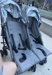 Joovy Twin Groove Ultralight Double Umbrella Stroller Black Gray Folding Canopy. Fixed Price $140.00.
