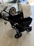 Bugaboo Donkey 5 Duo Double Stroller + Extension Black/misty White New!!. Fixed Price $1600.00.