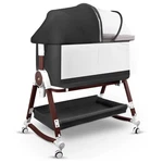 Baby Bassinet W/ 7 Height Adjustable & Wheels For Newborn Infant Boys Girls. Fixed Price $131.59.