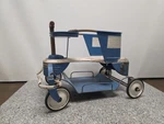 Vintage 50S Genuine Taylor-tot Baby Walker And Stroller Aqua Blue & White. Fixed Price $49.99.