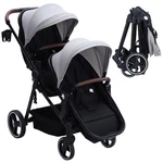 Double Baby Stroller Frame Universal Fit Infant Car Seats With Storage. Fixed Price $224.85.