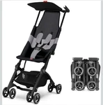 Gb Pockit Air All Terrain Ultra Compact Stroller Monument Black. Fixed Price $190.00.