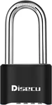 1 Pack Heavy Duty 4 Digit Combination Lock, 2.5 Inch Long Shackle Outdoor Water. Fixed Price $15.18.