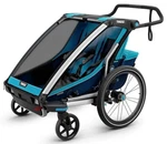 Thule Chariot Cross 2 Double Stroller Bike Trailer Jogger. Fixed Price $1377.50.