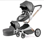 Hot Mom 2-IN-1 Baby Stroller With 360 Rotation Function And Pu Leather New. Fixed Price $329.00.