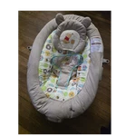 Disney Winnie The Pooh Infant Baby Bouncer Seat W/ Harness Headrest Gray Multi. Fixed Price $15.99.