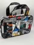 Vintage Elle Magazine Make-up / Travel Cosmetic Bag Retro Cover Euc 1406. Fixed Price $25.00.