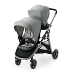 Graco READY2GROW Lx 2.0 Double Stroller Features Bench Seat Standing Platfor. Fixed Price $549.99.